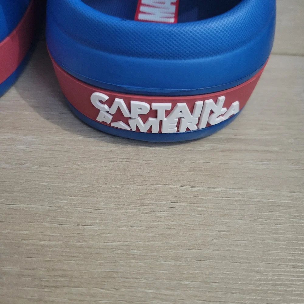Captain America Clog Sandals Slip On Mens Size 9